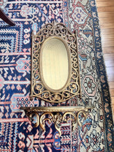Load image into Gallery viewer, Vintage Gold Framed Wall Mirror with Shelf - Vintage AnthropologyVintage Anthropology