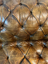 Load image into Gallery viewer, Antique Victorian 1880s Chesterfield Leather Sofa