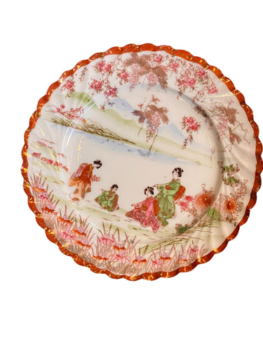 Antique Decorative Japanese Plate