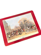 Load image into Gallery viewer, Vintage equestrian English Hunt Table Mats￼ - Vintage AnthropologyVintage Anthropology