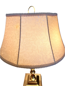 Vintage French Style Bouillotte Brass Lamp