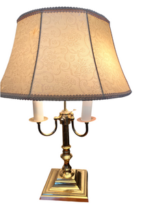 Vintage French Style Bouillotte Brass Lamp