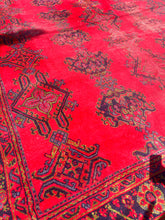 Load image into Gallery viewer, Antique Hand Knotted Turkish Wool palace Size Rug 10.5 by 17.7