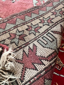 Vintage Wool Hand Knotted Persian Rug - Vintage AnthropologyVintage Anthropology