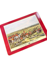 Load image into Gallery viewer, Vintage equestrian English Hunt Table Mats￼ - Vintage AnthropologyVintage Anthropology