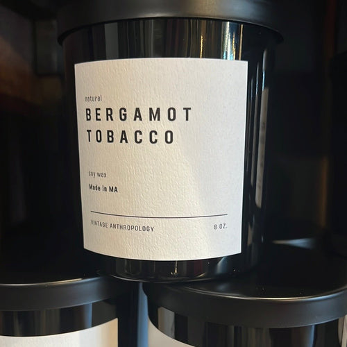 Soy Candle “Bergamot Tobacco” - Vintage AnthropologyVintage Anthropology