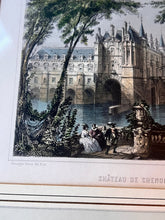 Load image into Gallery viewer, Vintage Etching Print Chateau De Chenonceaux - Vintage AnthropologyVintage Anthropology