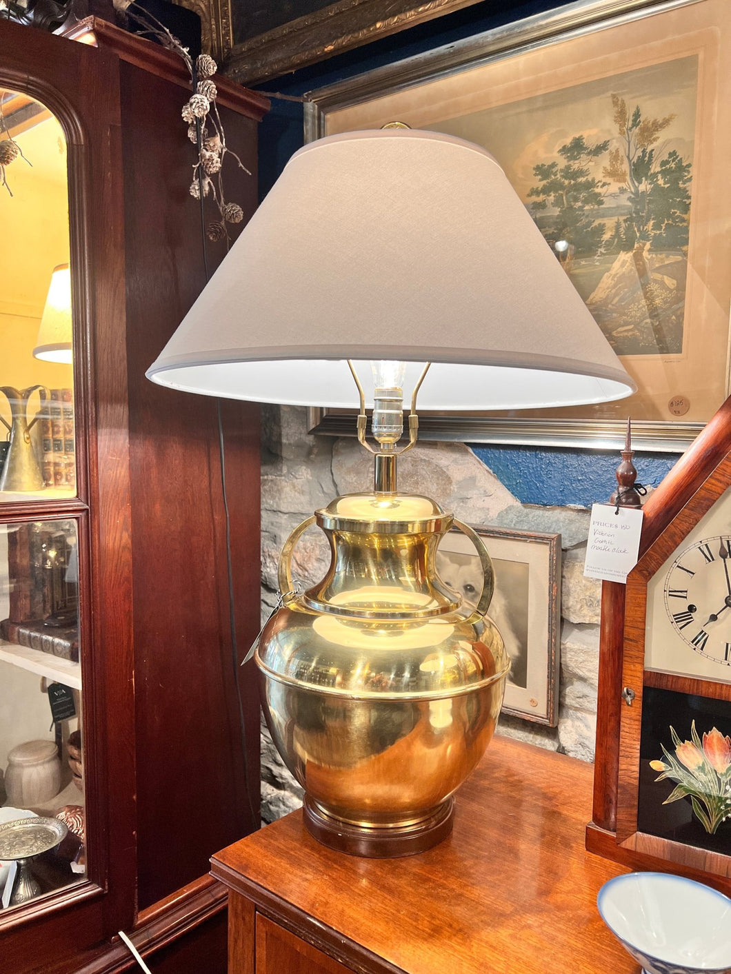 Vintage Brass Urn Style Lamp - Vintage AnthropologyVintage Anthropology