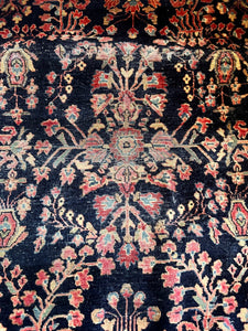 Antique Mohajeran Sarouk Oriental Carpet Area Rug - Vintage AnthropologyVintage Anthropology