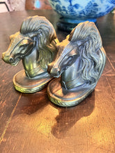 Load image into Gallery viewer, Vintage Metal Horse Equestrian Bookends - Vintage AnthropologyVintage Anthropology