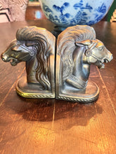 Load image into Gallery viewer, Vintage Metal Horse Equestrian Bookends - Vintage AnthropologyVintage Anthropology