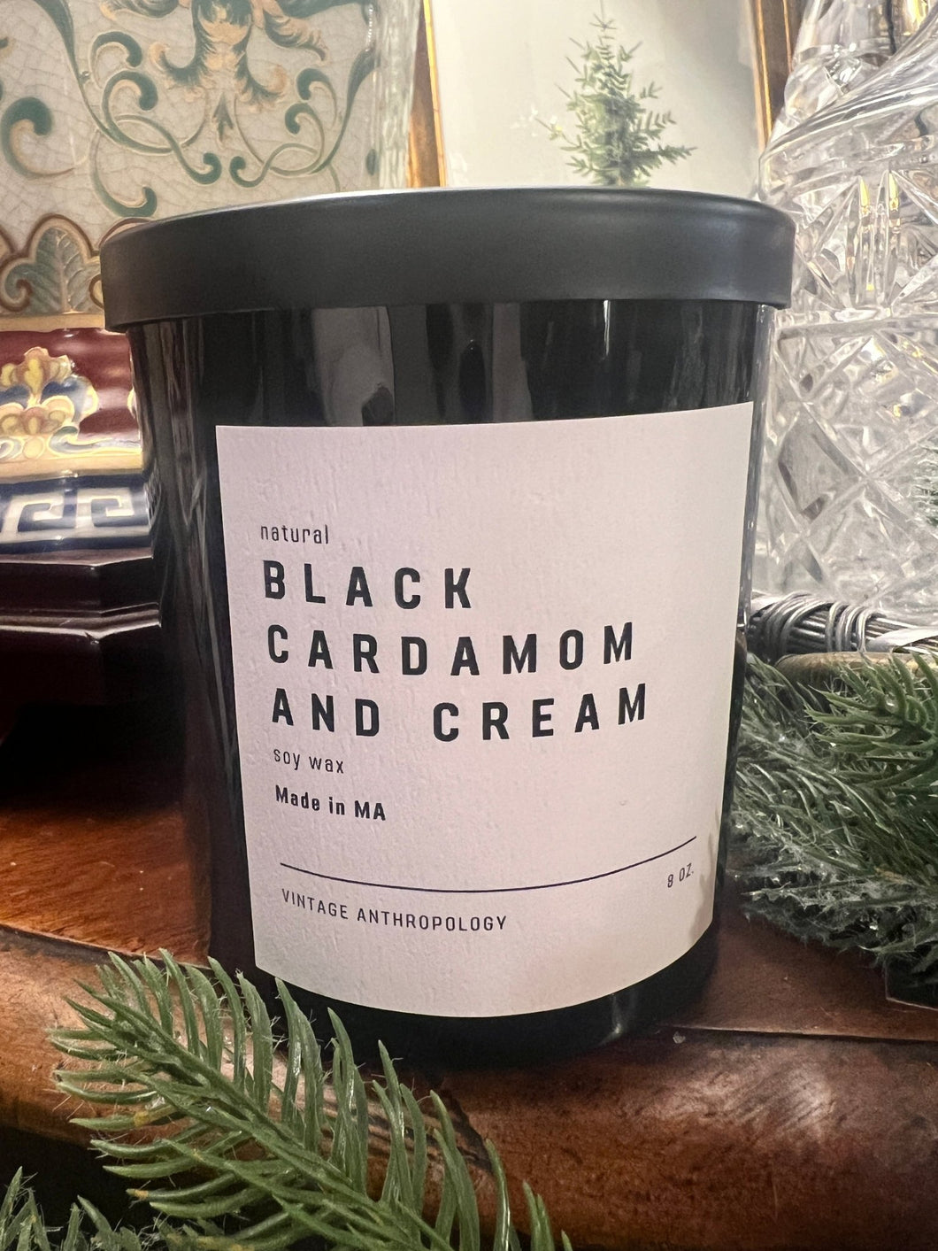 Soy Candle “Black Cardamom & Cream” - Vintage AnthropologyVintage Anthropology