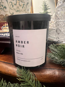 Soy Candle “Amber Noir” - Vintage AnthropologyVintage Anthropology