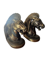 Load image into Gallery viewer, Vintage Metal Horse Equestrian Bookends