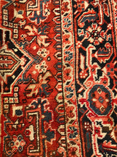 Load image into Gallery viewer, Antique Heriz Wool Room Size Rug - Vintage AnthropologyVintage Anthropology