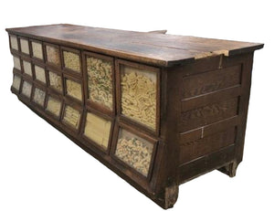 Antique Apothecary Multi Drawer Counter - Vintage AnthropologyVintage Anthropology