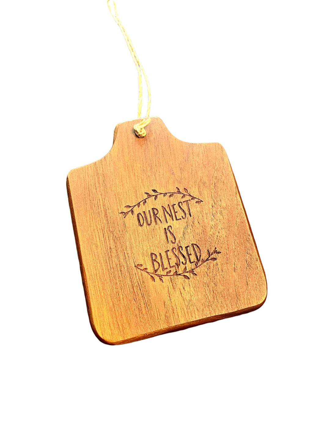 Small Decorative Our Nest is Blessed Cutting Board - Vintage AnthropologyVintage Anthropology