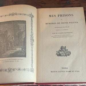 Antique art nouveau French book MES PRISONS - Vintage AnthropologyVintage Anthropology