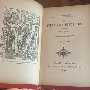 Antique French book Fille Aux Pieds Nus - Vintage AnthropologyVintage Anthropology