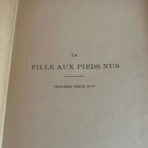 Antique French book Fille Aux Pieds Nus - Vintage AnthropologyVintage Anthropology