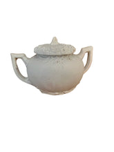 Load image into Gallery viewer, Antique bisque French sugar bowl and spooner - Vintage AnthropologyVintage Anthropology